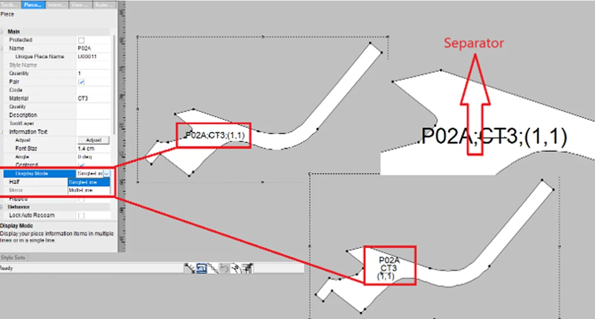 Enhanced Piece Information Text: More Intuitive and Seamless User Experience